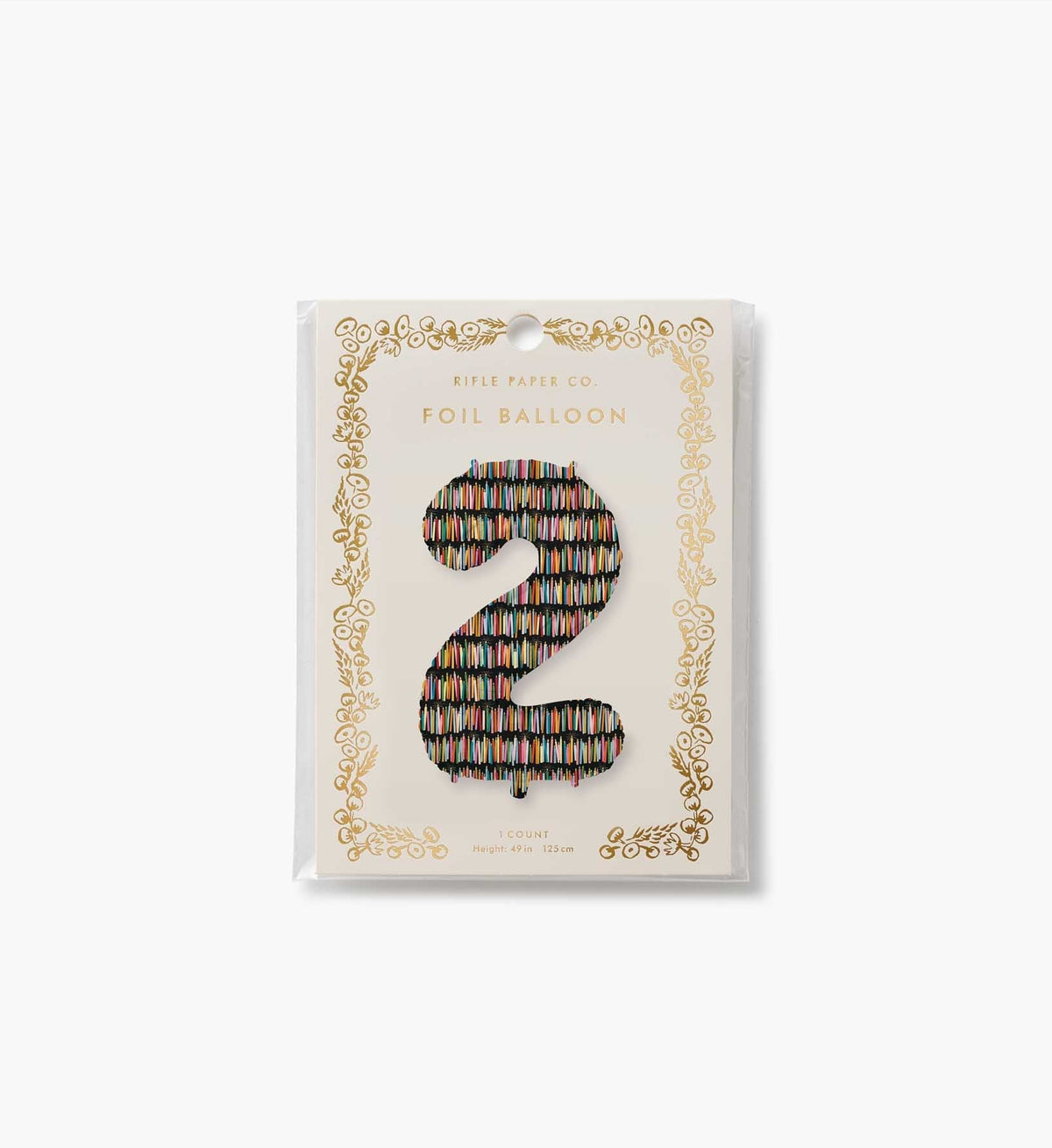 Numbered Foil Balloon - Candles