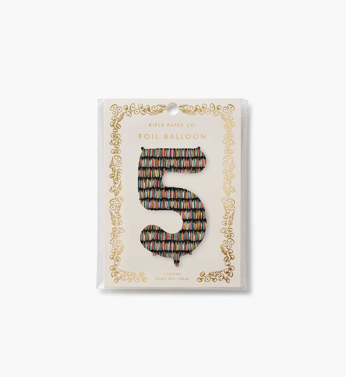 Numbered Foil Balloon - Candles
