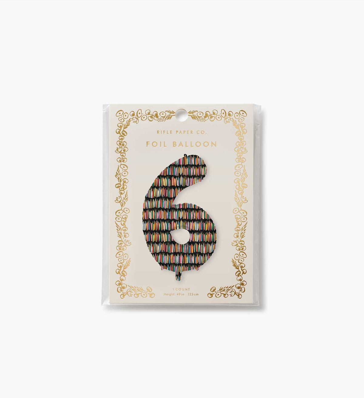 Numbered Foil Balloon - Candles