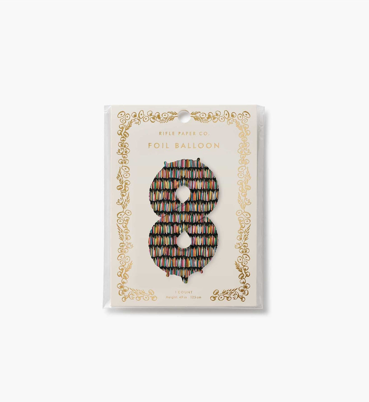 Numbered Foil Balloon - Candles