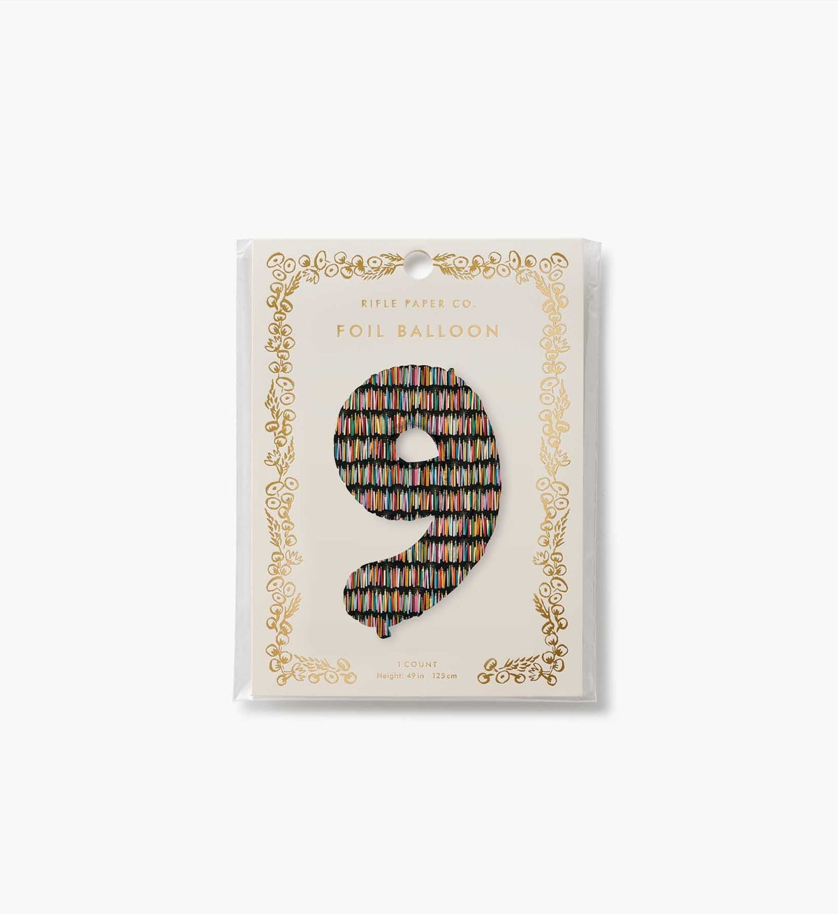 Numbered Foil Balloon - Candles